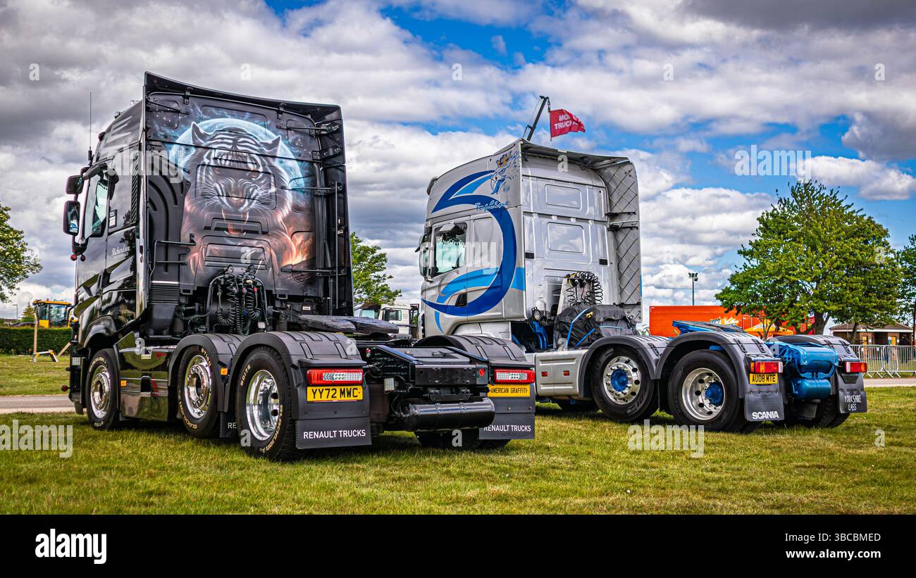 Truckfest Lincoln 2025 - zona fieristica del Lincolnshire Foto Stock