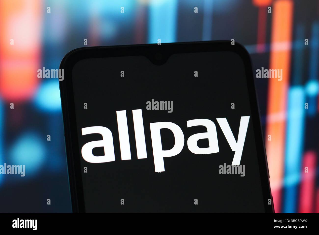 Canada. 19 maggio 2025. In questa immagine, il logo allpay Limited viene visualizzato sullo schermo di uno smartphone. (Foto di Thomas Fuller/SOPA Images/Sipa USA) *** esclusivamente per notizie editoriali *** credito: SIPA USA/Alamy Live News Foto Stock