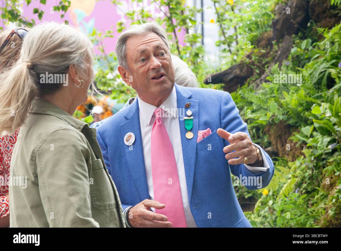 Londra, Regno Unito. 19 maggio 2025. Alan Titchmarsh al RHS Chelsea Flower Show, anteprima del giorno. Crediti: Anna Watson/Alamy Live News Foto Stock