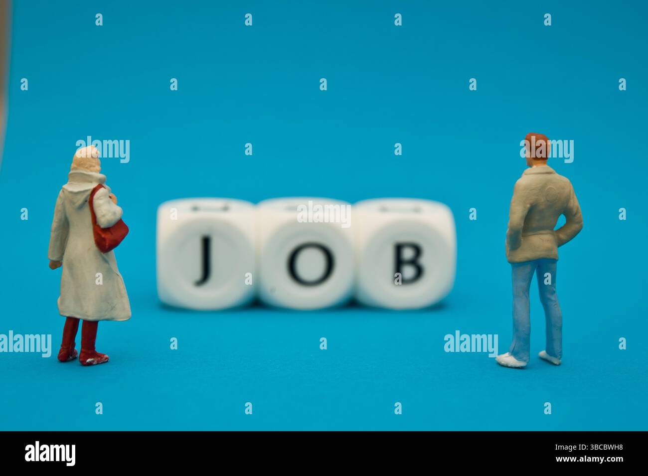 ricerca di un lavoro e concetto di inimpiego Foto Stock
