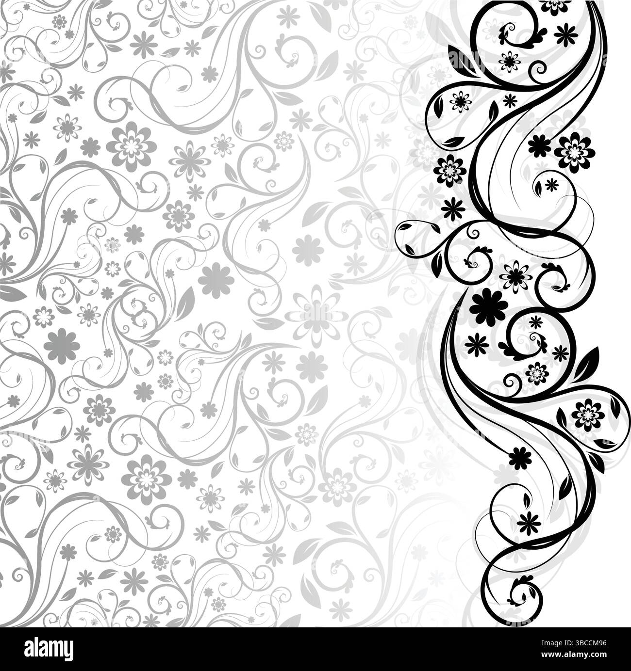 Gli eleganti disegni floreali, mandala e motivi decorativi decorano il design digitale con un elegante motivo floreale e un elemento decorativo intricato Illustrazione Vettoriale