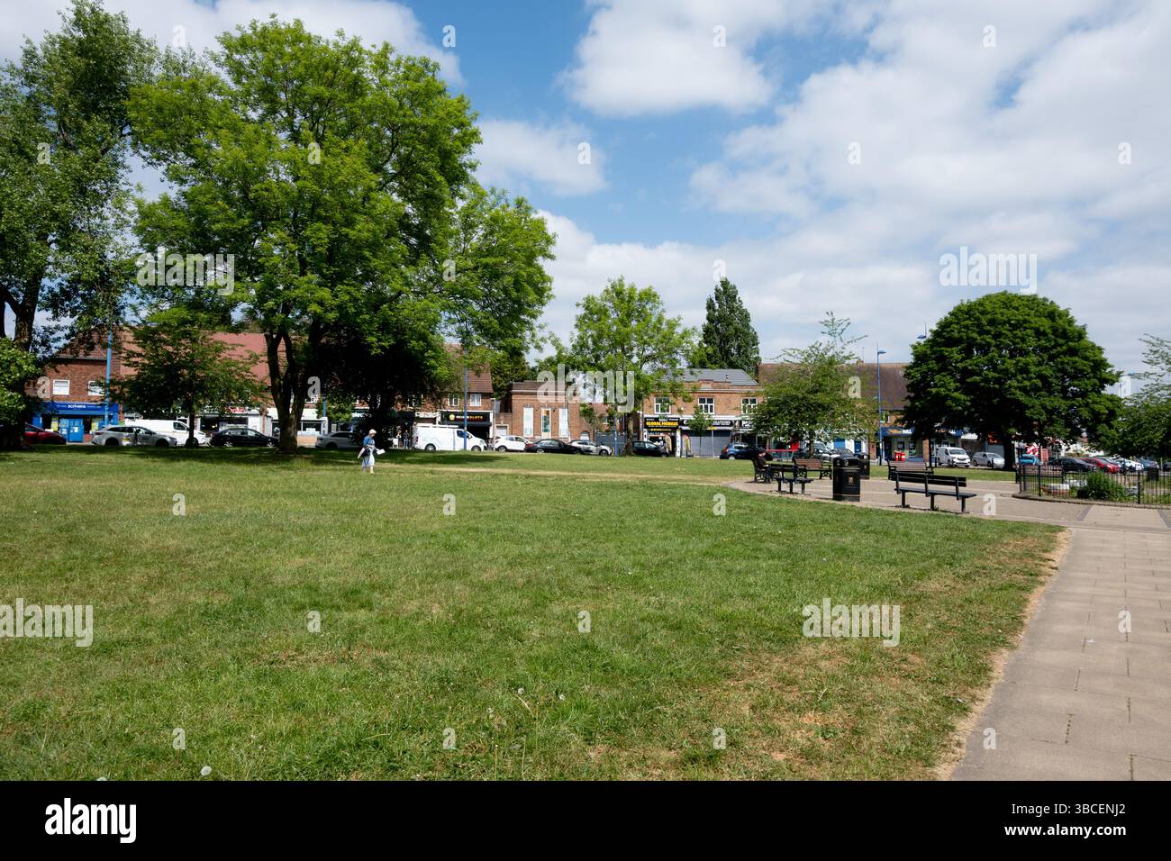 Castle Square, Weoley Castle, Birmingham, West Midlands, Inghilterra, REGNO UNITO Foto Stock