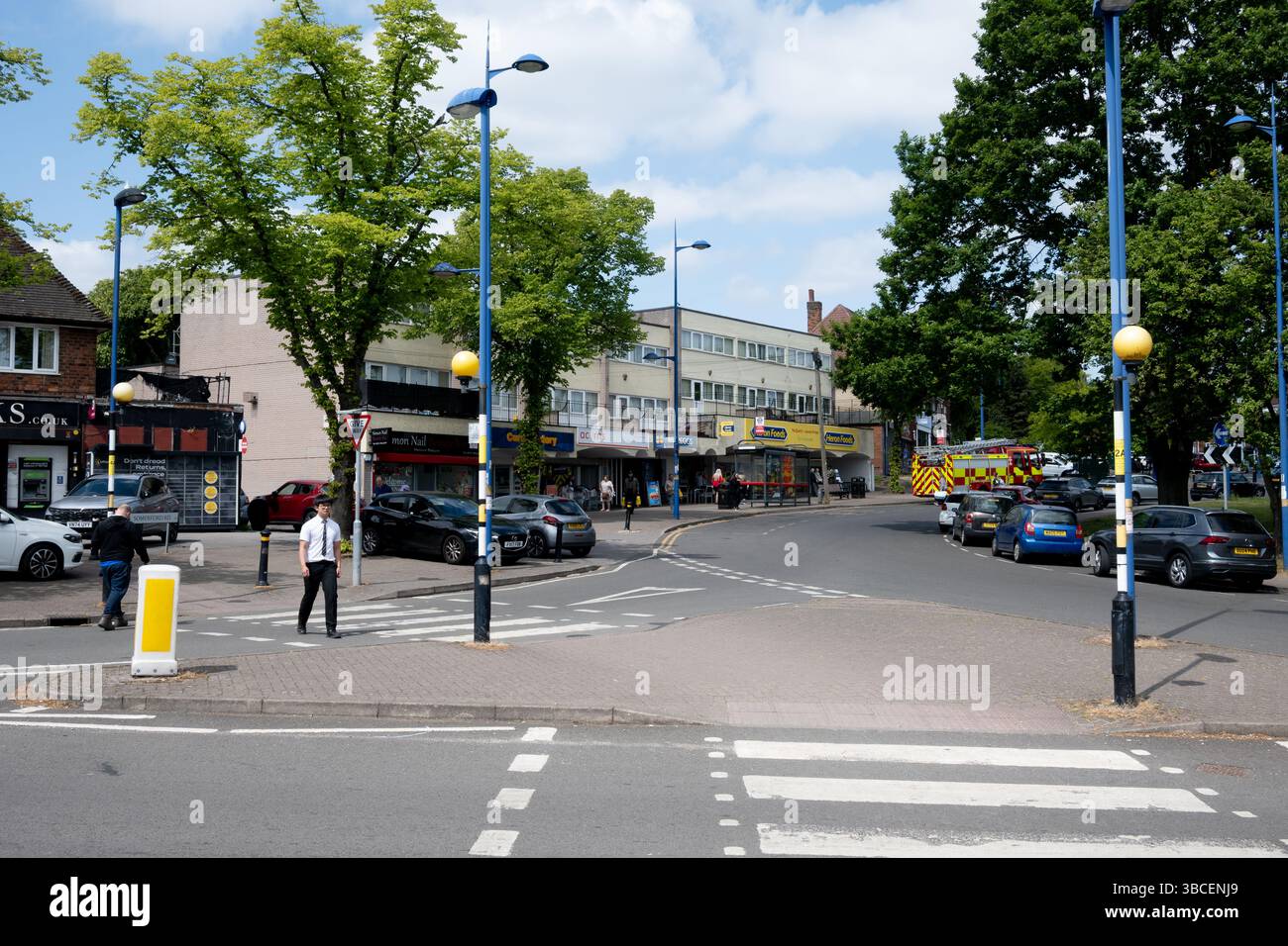 Castle Square, Weoley Castle, Birmingham, West Midlands, Inghilterra, REGNO UNITO Foto Stock