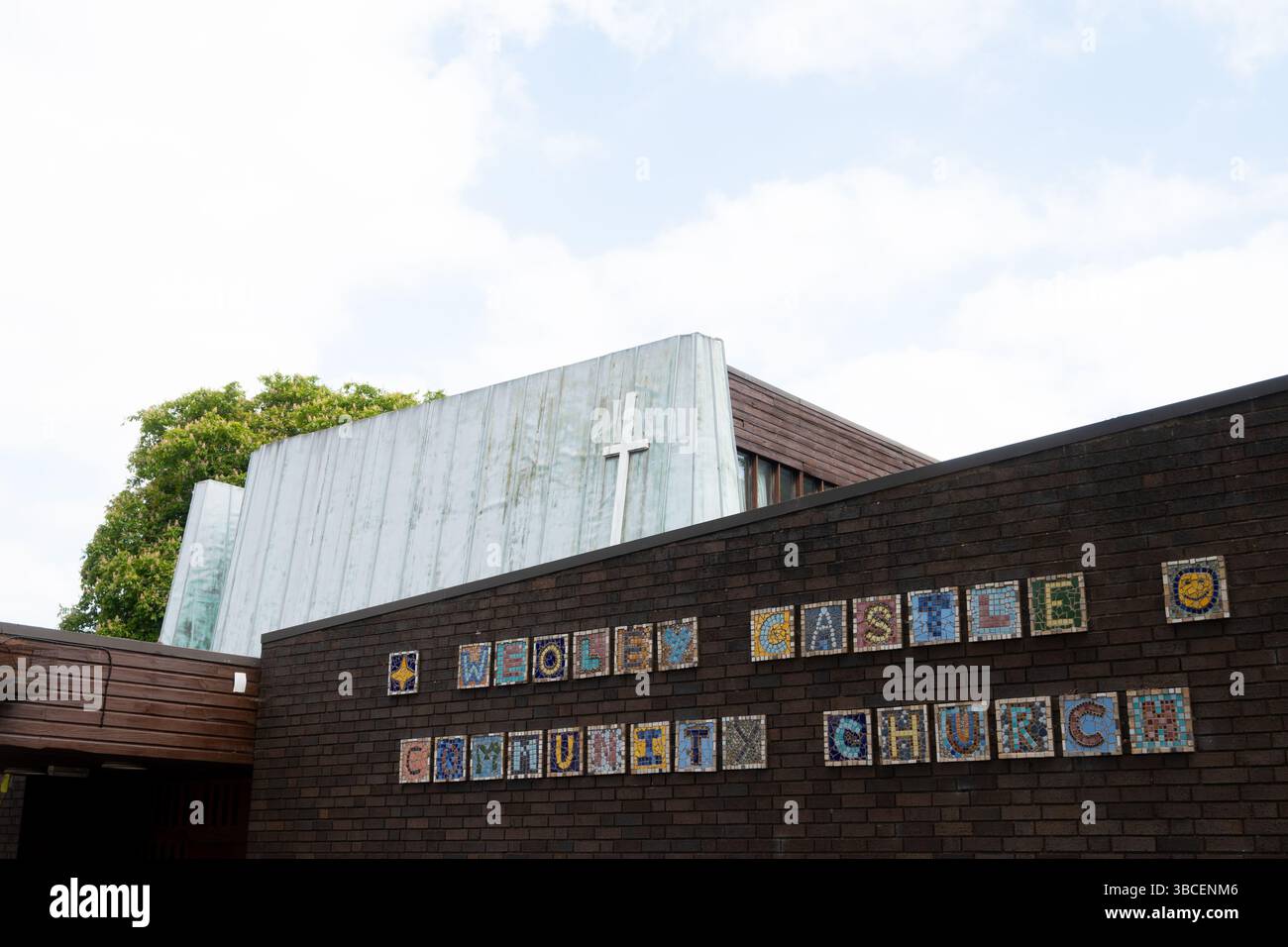 Weoley Castle Community Church, Weoley Castle, Birmingham, West Midlands, Inghilterra, REGNO UNITO Foto Stock