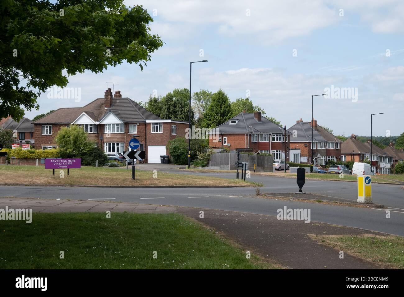Abitazione a Barnes Hill, Weoley Castle, Birmingham, West Midlands, Inghilterra, REGNO UNITO Foto Stock