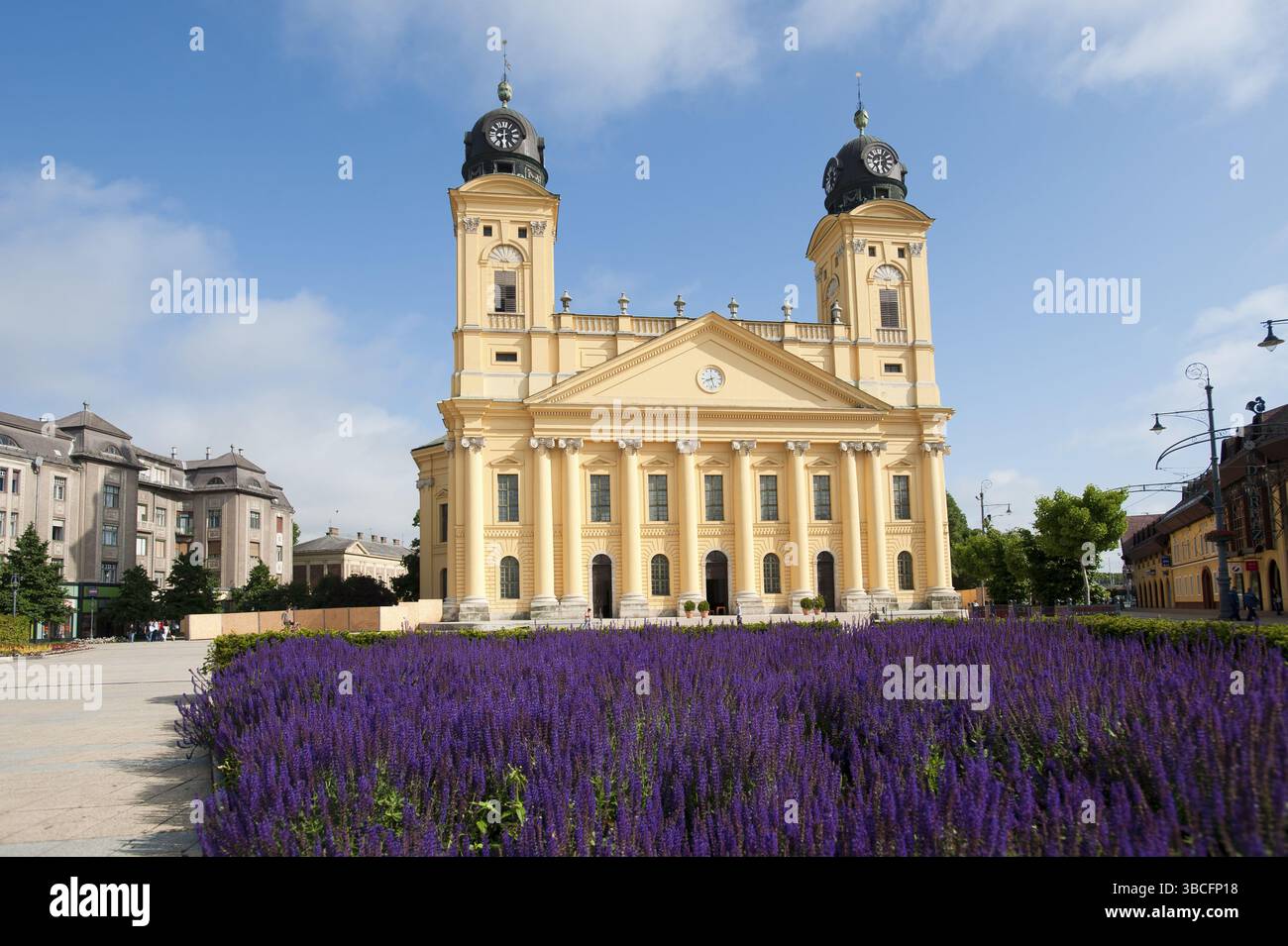 Chiesa protestante, Debrecen, Ungheria, Reformatus Nagytemplom, Europa Foto Stock