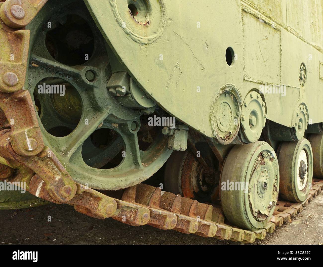 La pista continua di una guerra mondiale due Landing Craft Foto Stock