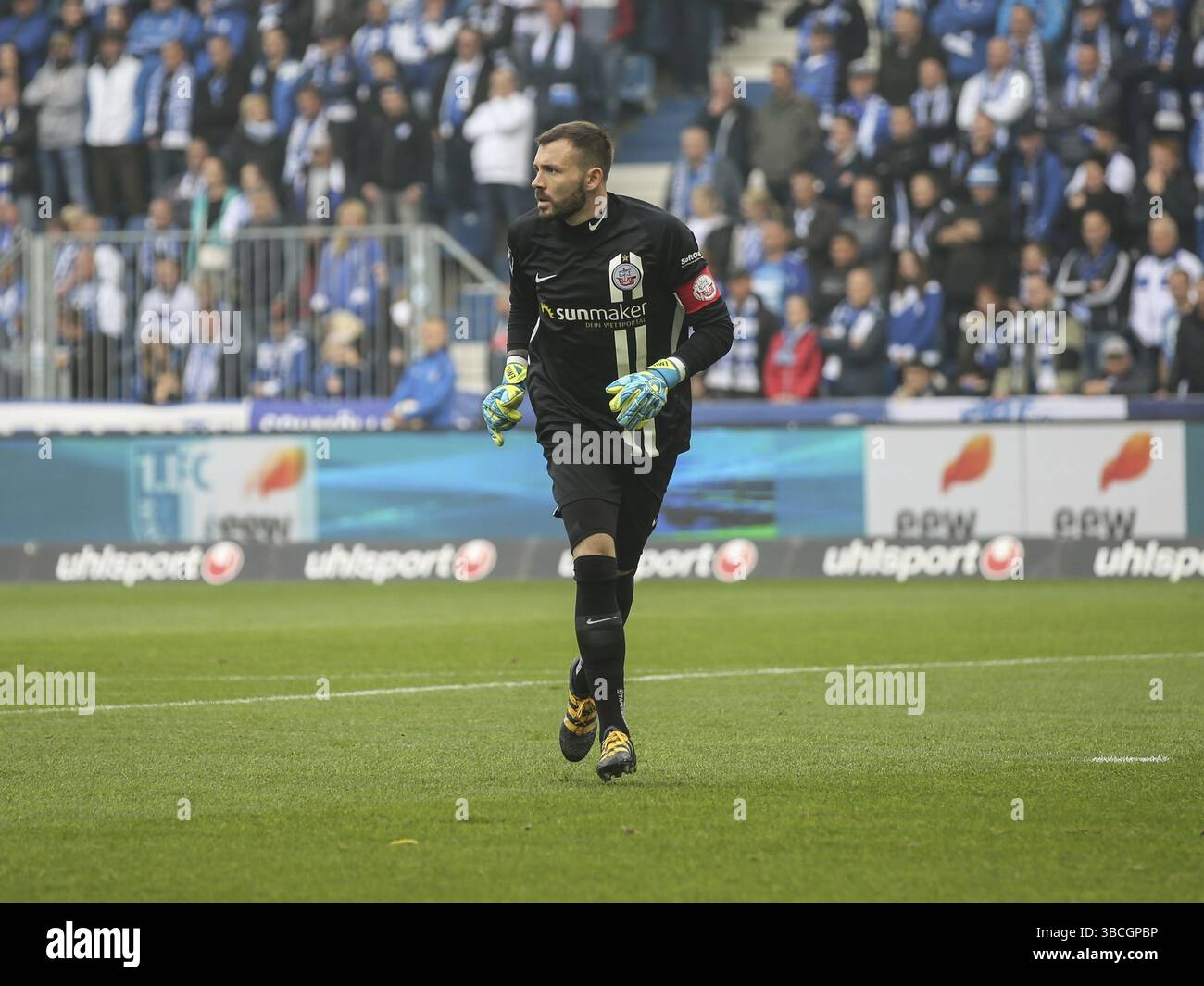 Portiere tedesco Markus Kolke FC Hansa Rostock DFB 3a stagione di campionato 2019-20, portiere tedesco Markus Kolke FC Hansa Rostock DFB 3° l Foto Stock