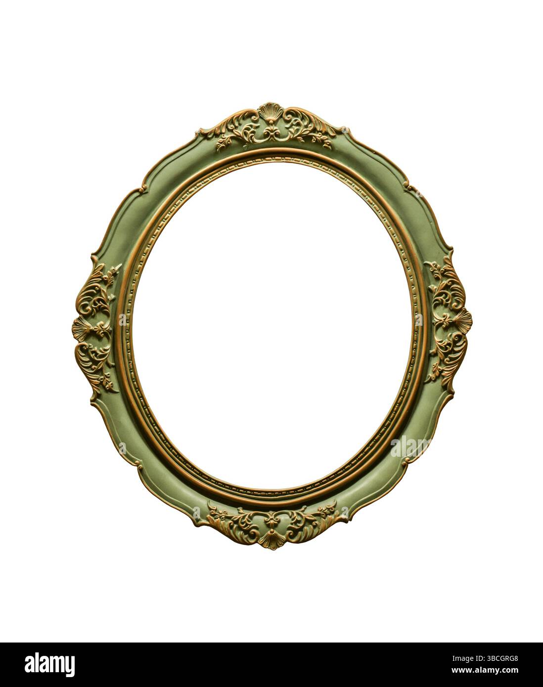 Cornici ovali legno a specchi e cornici d'antiquariato