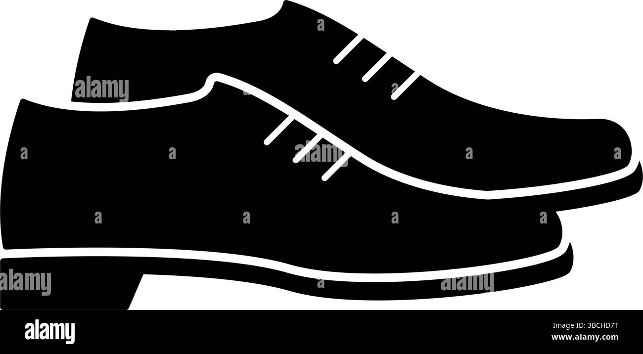 Icona vettoriale delle scarpe minimaliste Illustrazione Vettoriale