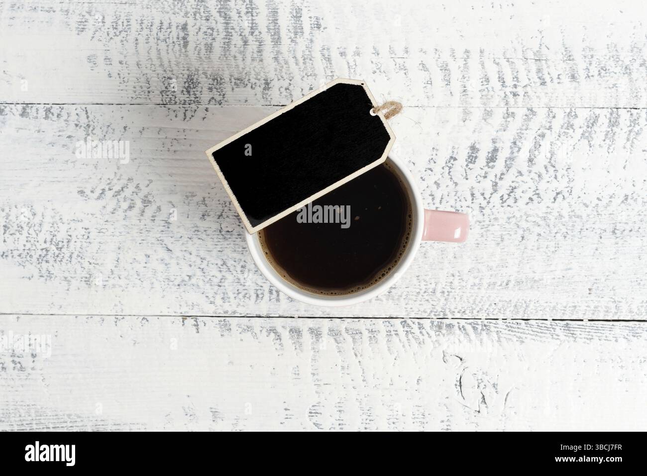 New Coffee Shop idee scrivere Note importanti bevanda rinfrescante calda Foto Stock