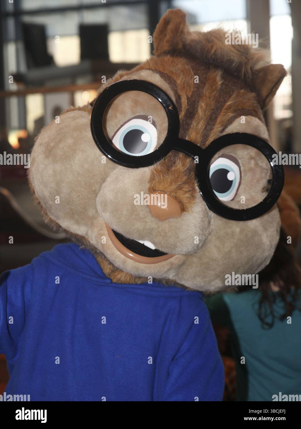 Simon Seville al Walking Act, Alvin e il Chipmunks Road Chip al CinemaxX Magdeburg Foto Stock