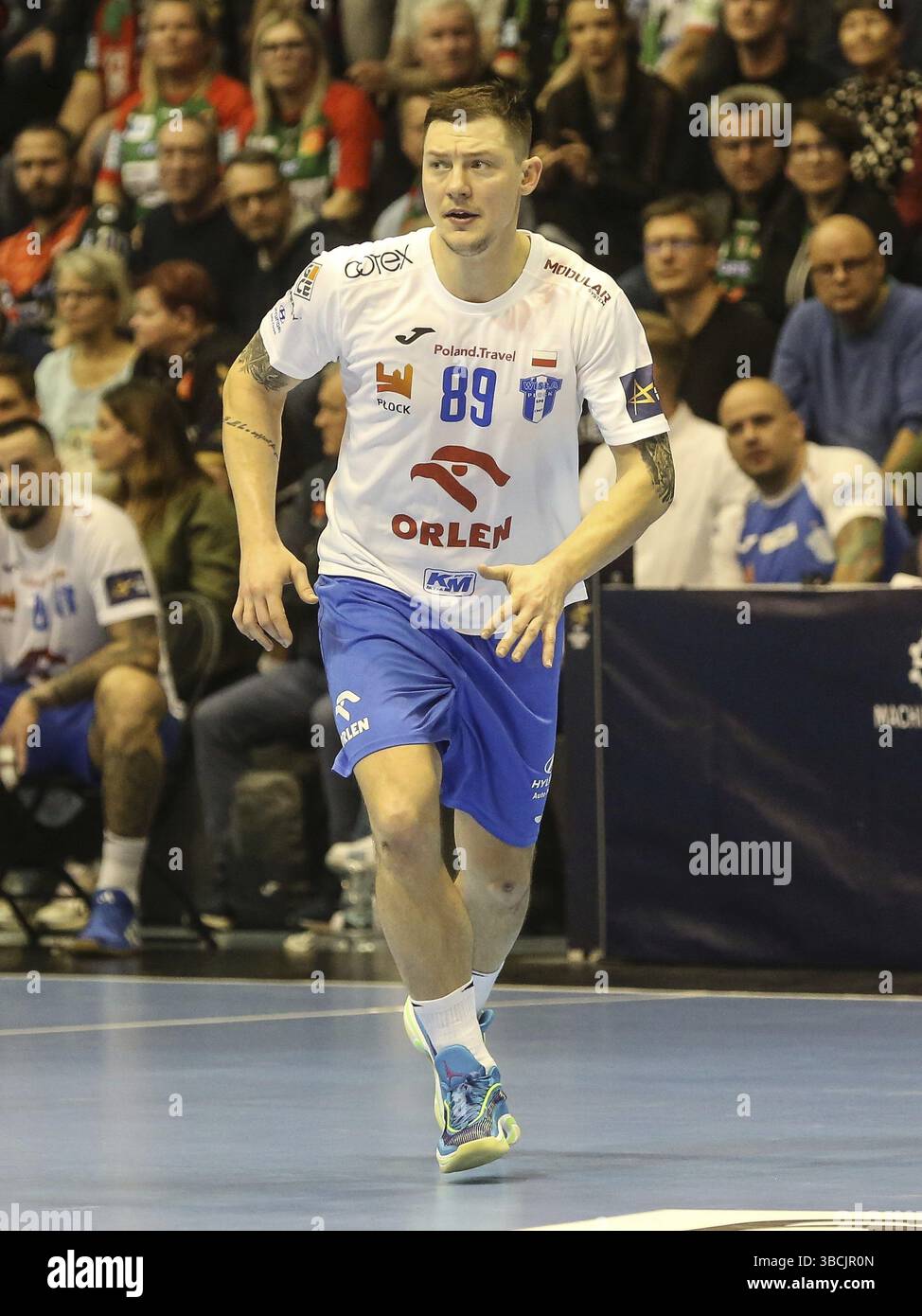 Dmitri Zhitnikov (Plock) EHF Champions League stagione 2023-24 SC Magdeburg, Orlen Wisla Plock su 15.02.2024 Foto Stock