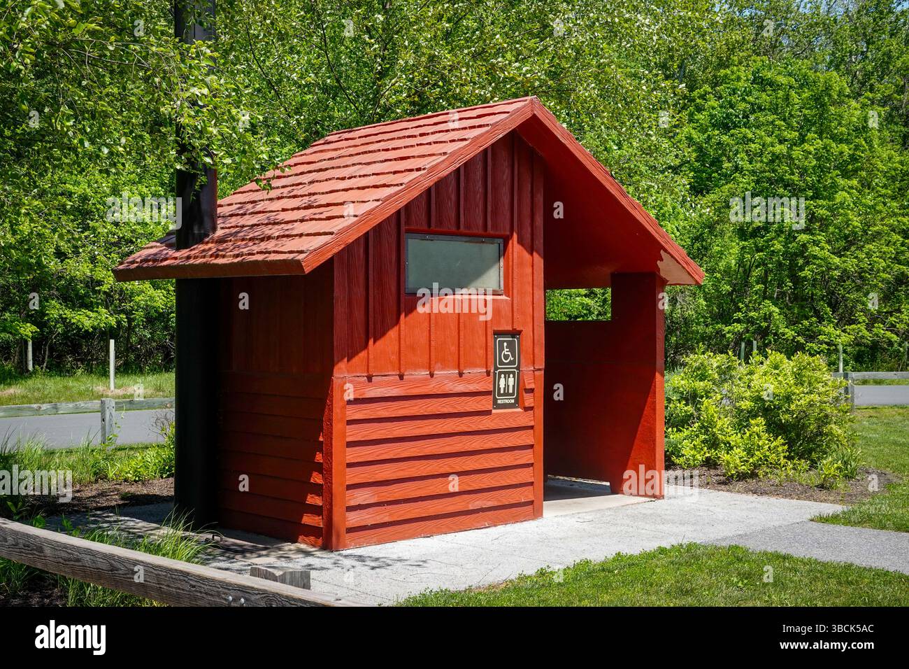 USA Maryland Thurmont un bel bagno pubblico del parco Foto Stock