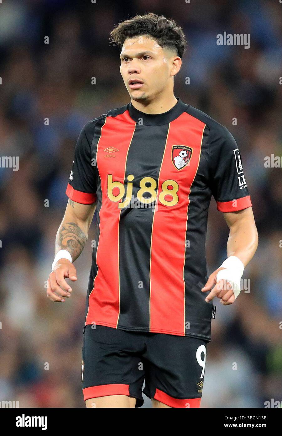20 maggio 2025; Etihad Stadium, Manchester, Inghilterra; Premier League Football, Manchester City contro Bournemouth; Evanilson di Bournemouth Foto Stock
