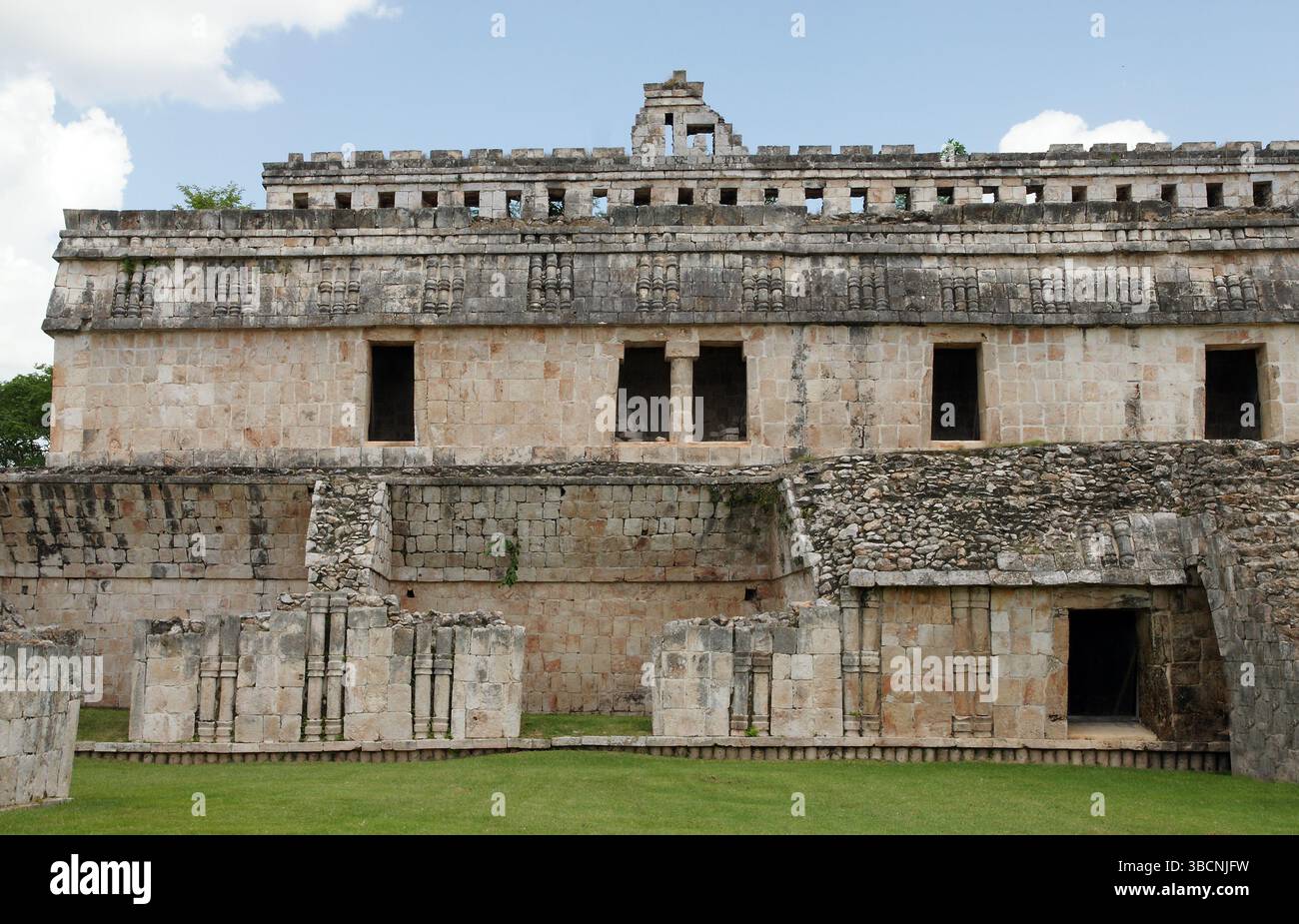 Messico. Yucatan. Kabah. Il Palazzo. Stile Puuc. Foto Stock