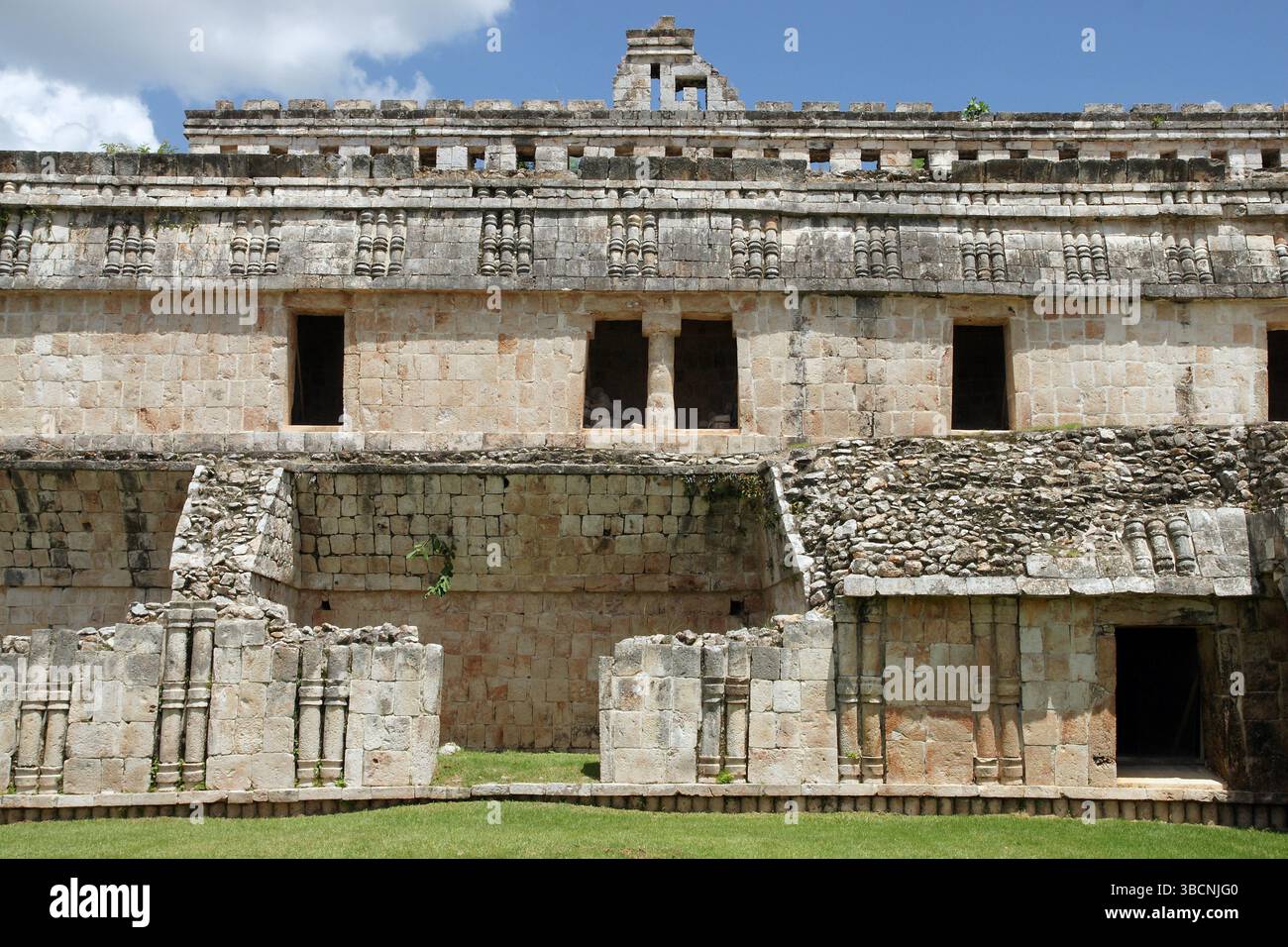 Messico. Yucatan. Kabah. Il Palazzo. Stile Puuc. Foto Stock