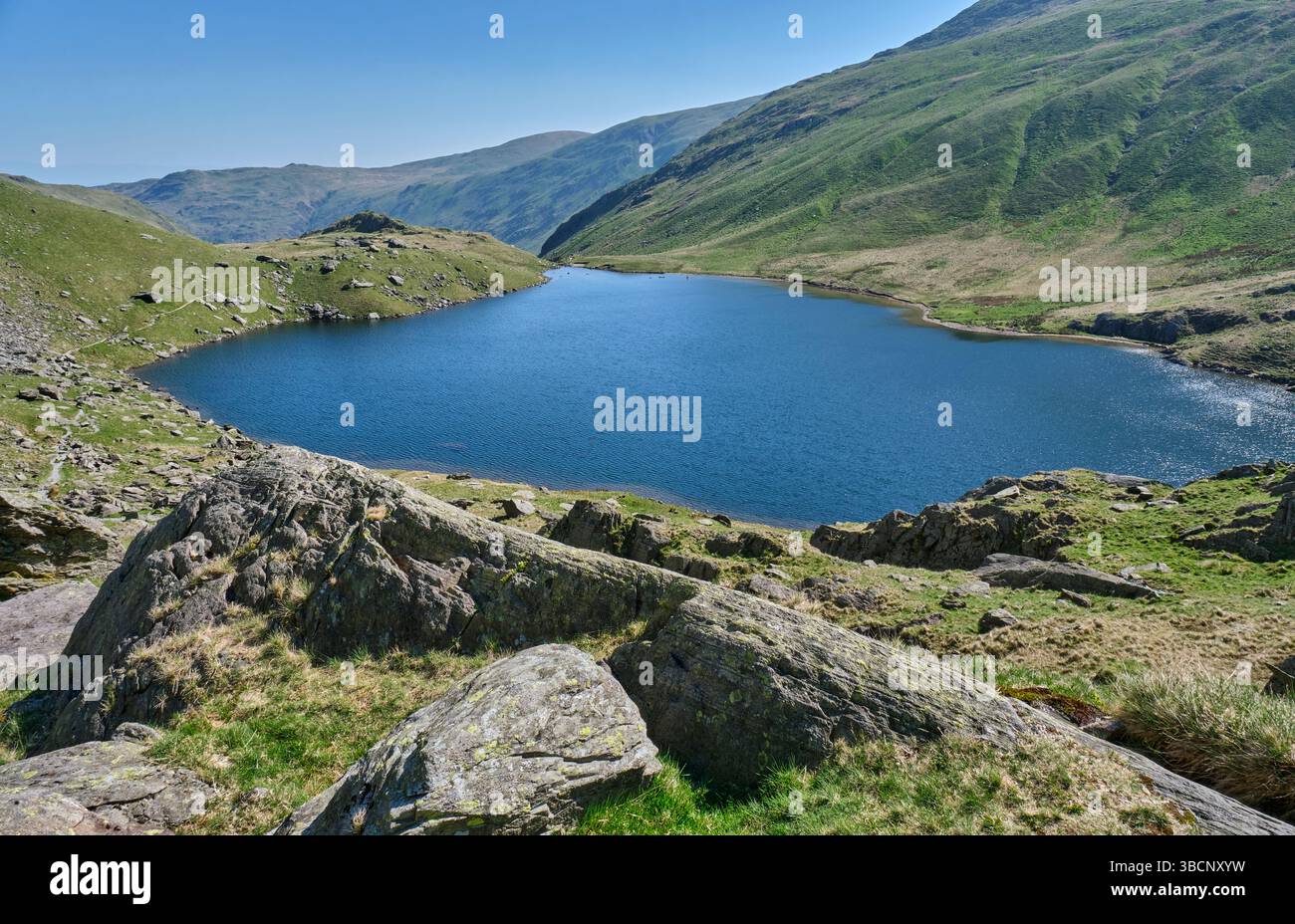 Small Water Tarn, Haweswater, Lake District, Cumbria Foto Stock
