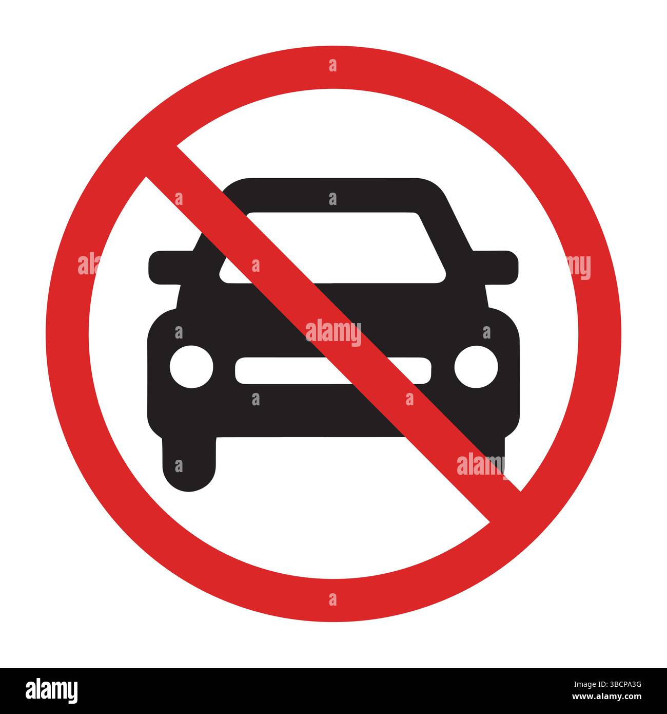 Nessuna illustrazione vettoriale di raccolta segnali di parcheggio nessun parcheggio davanti al segnale di avvertenza del cancello. Segnali e simboli di sicurezza. Illustrazione Vettoriale