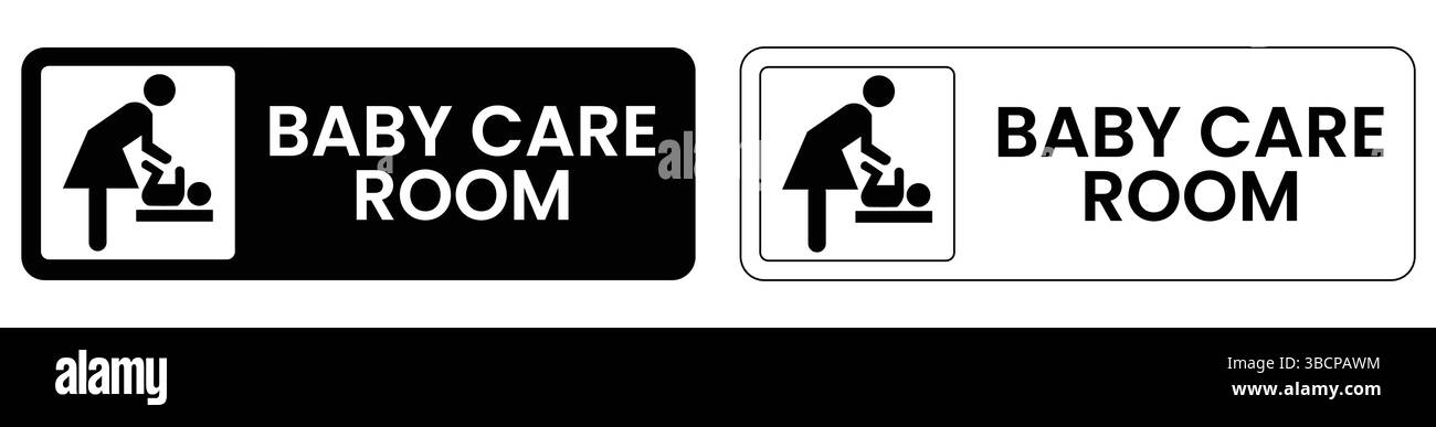 Set di icone della toilette. Icona bagno per uomini e donne segno freccia sinistra destra. Icona sedia a rotelle per disabili. Cartello spogliatoio per bambini. Simbolo della stanza dei genitori. Illustrazione Vettoriale
