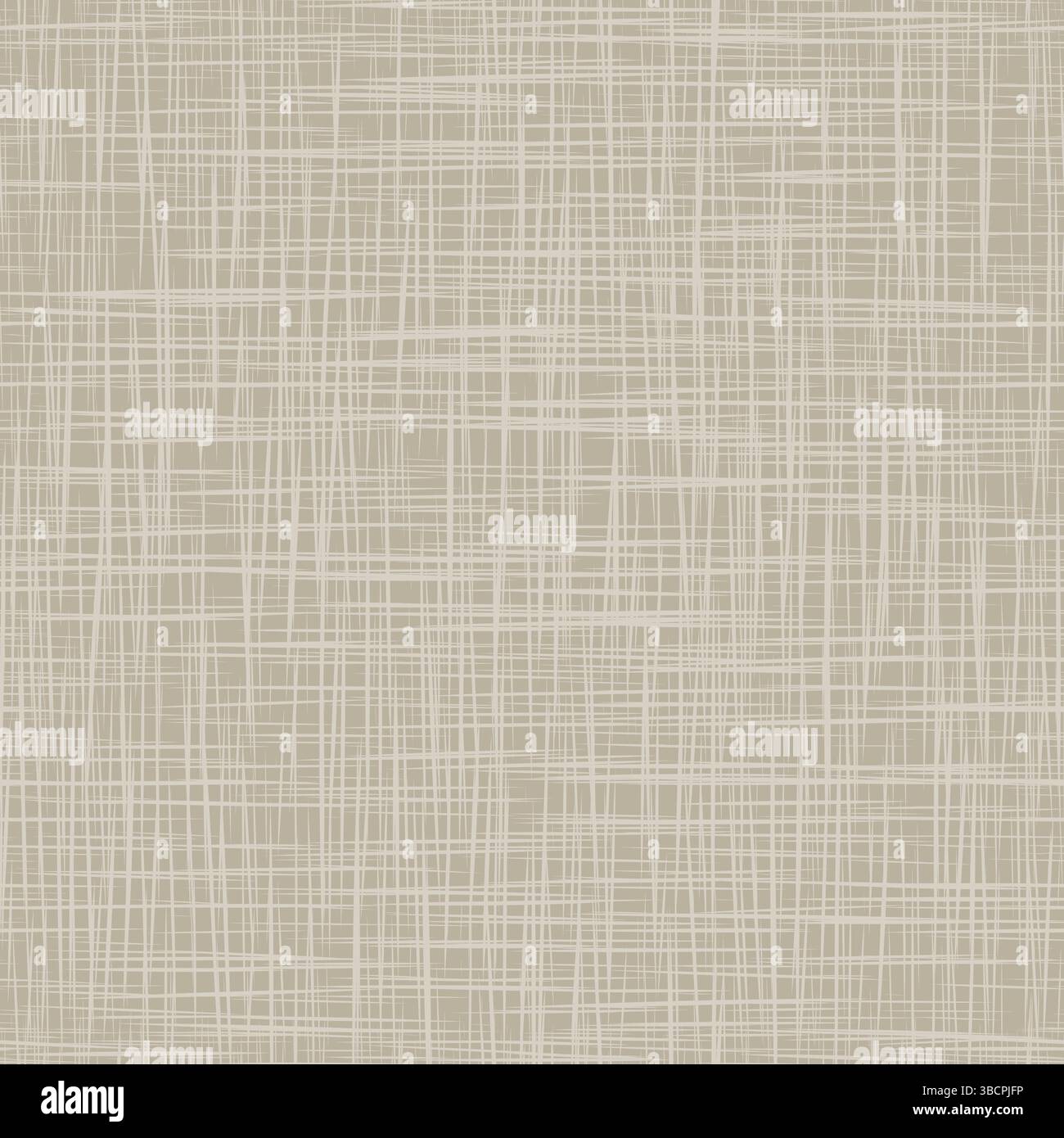 Motivo a linee incrociate astratte senza cuciture in grigio chiaro e bianco su sfondo neutro Illustrazione Vettoriale