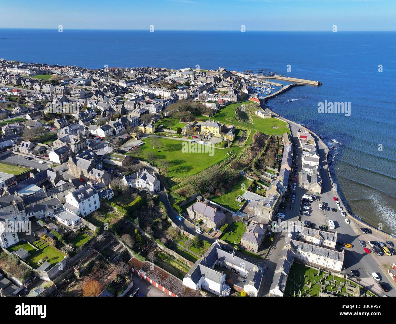 Vista aerea del drone Foto Stock