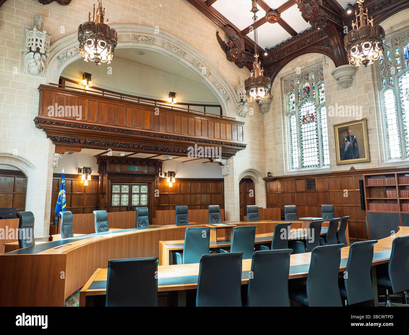 Aula 1 della corte suprema del Regno Unito, Londra, Regno Unito Foto Stock