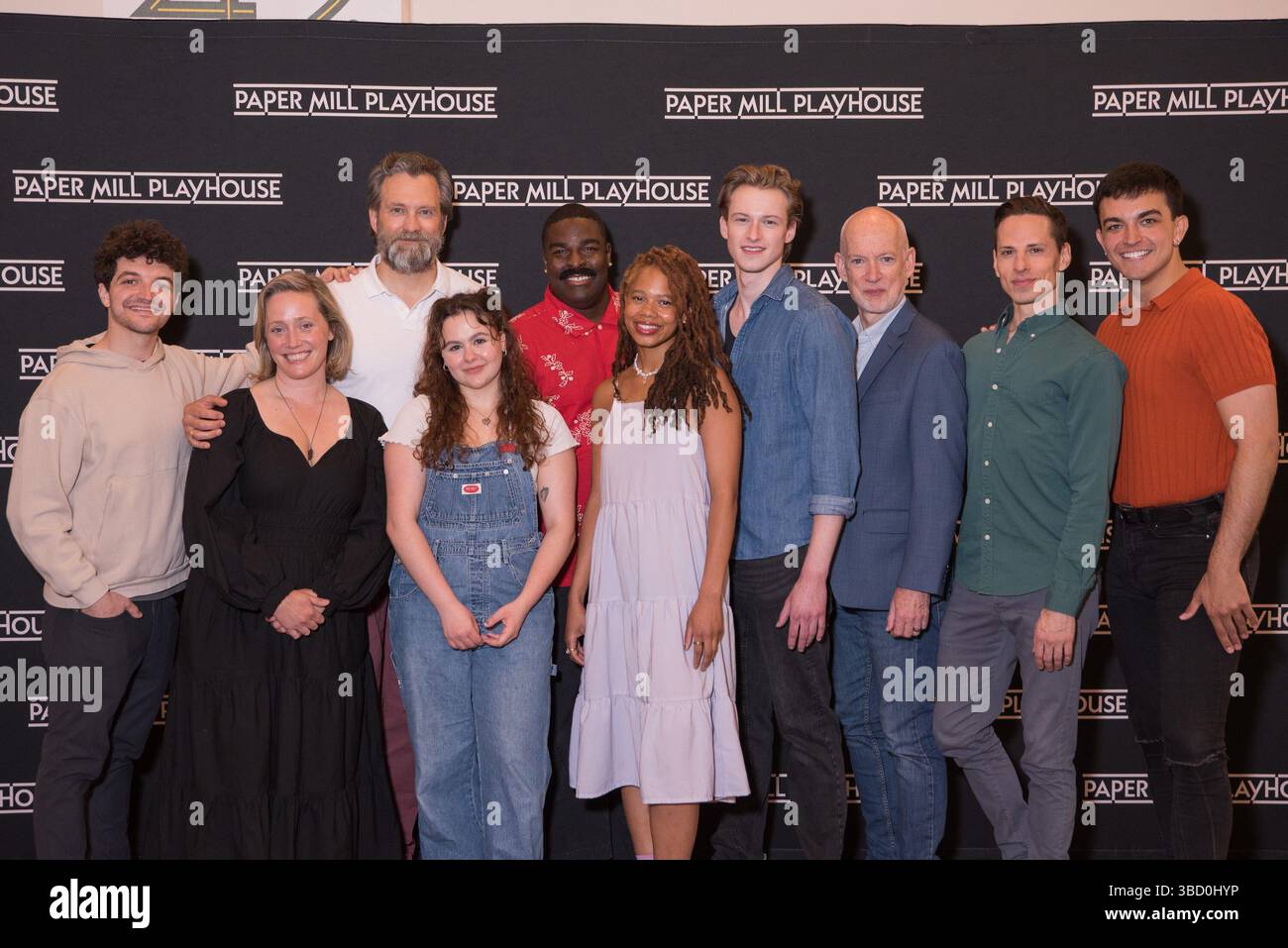 NY. 21 maggio 2025. Jared Goldsmith, Haven Burton, Graham Rowat, Aubrey Matalon, Kyle Parker Taylor, Hillary Fisher, Mark Doyle, Christopher Gurr, Sean Patrick Doyle, Nick Cortazzo dentro per THE LITTLE MERMAID Press Junket, New 42nd Street Studios, New York, NY, 21 maggio 2025. Crediti: Simon Lindenblatt/Everett Collection/Alamy Live News Foto Stock