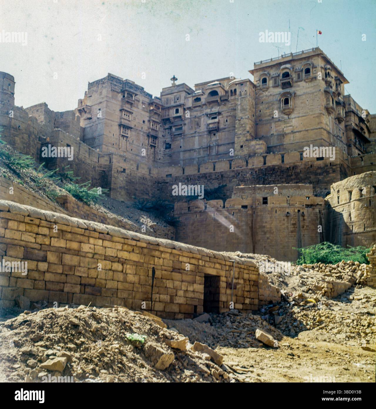 Fort Palace, Jaisalmer, Rajasthan, India. Foto Stock