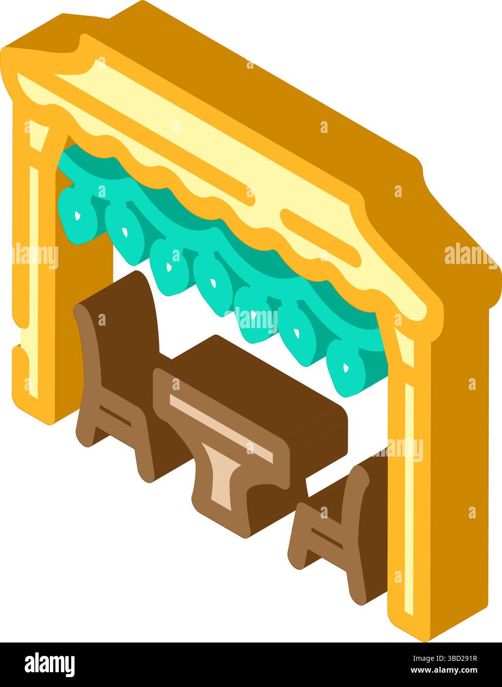 tenda rifugio all'aperto benessere fitness sostenibile icona isometrica illustrazione vettoriale Illustrazione Vettoriale