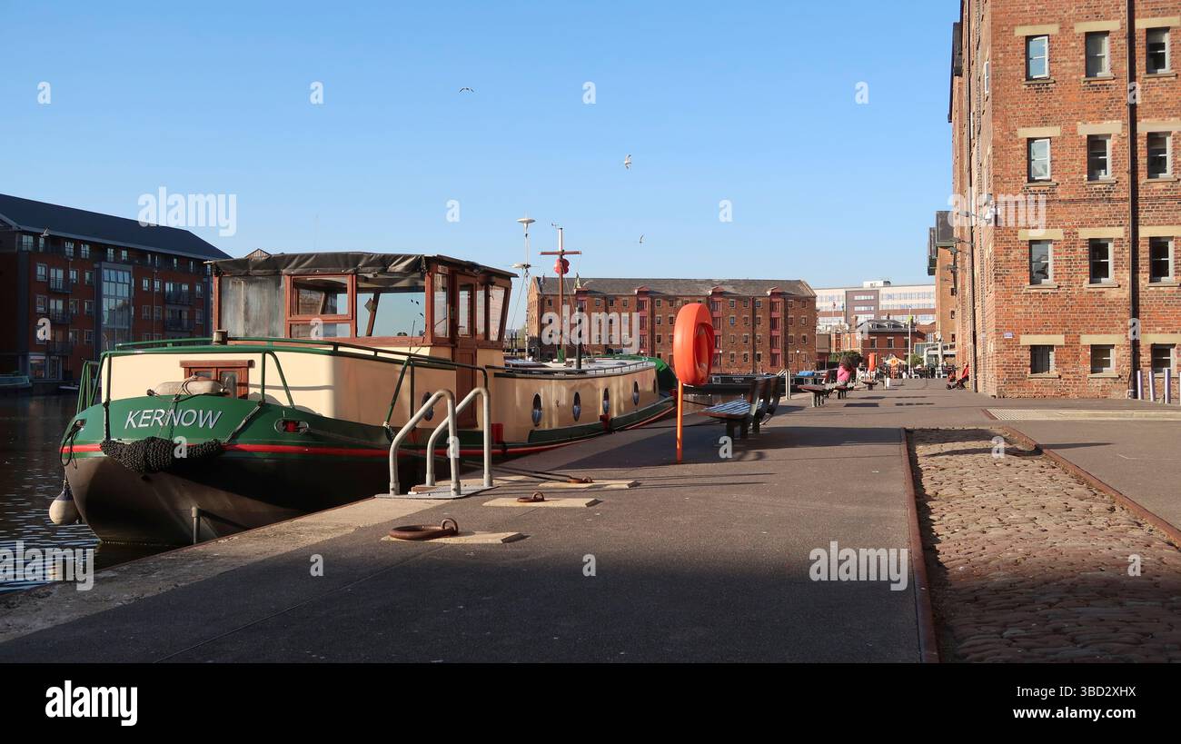 Gloucester Docks Foto Stock