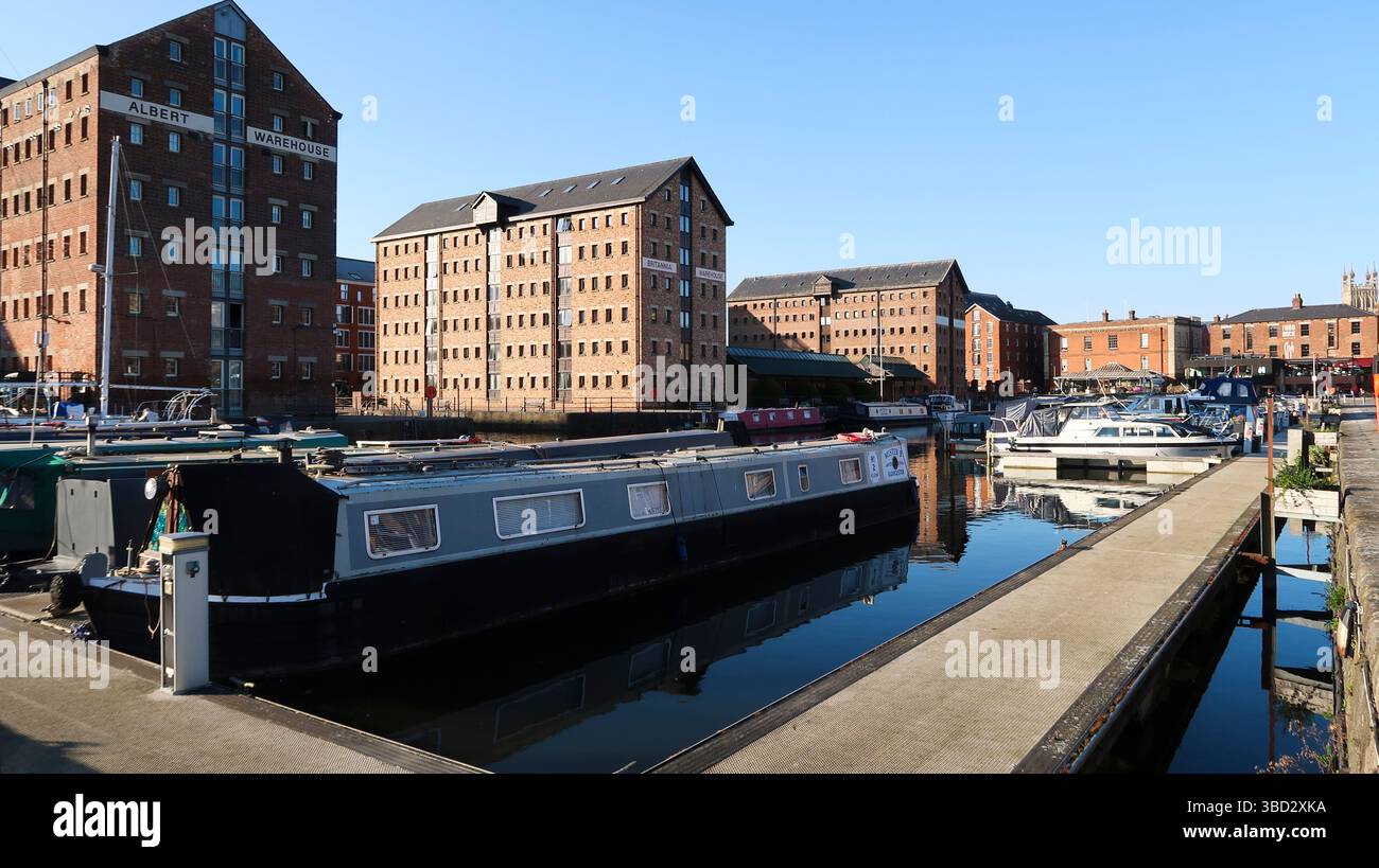Gloucester Docks Foto Stock