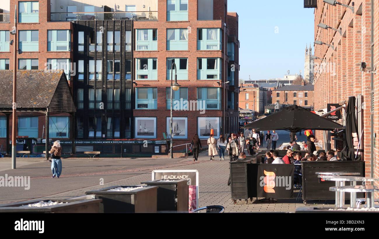 Gloucester Docks Foto Stock