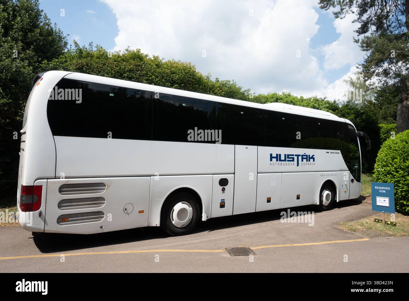 Pullman Hustak al castello di Warwick, Inghilterra, Regno Unito Foto Stock