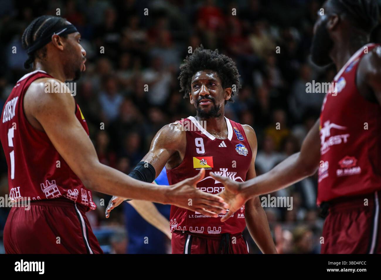 Reggio Emilia, Italia. 22 maggio 2025. Langston Galloway (Trapani Shark) durante i playoff - UNAHOTELS Reggio Emilia vs Trapani Shark, partita di serie A A Reggio Emilia, Italia, 22 maggio 2025 crediti: Agenzia fotografica indipendente/Alamy Live News Foto Stock