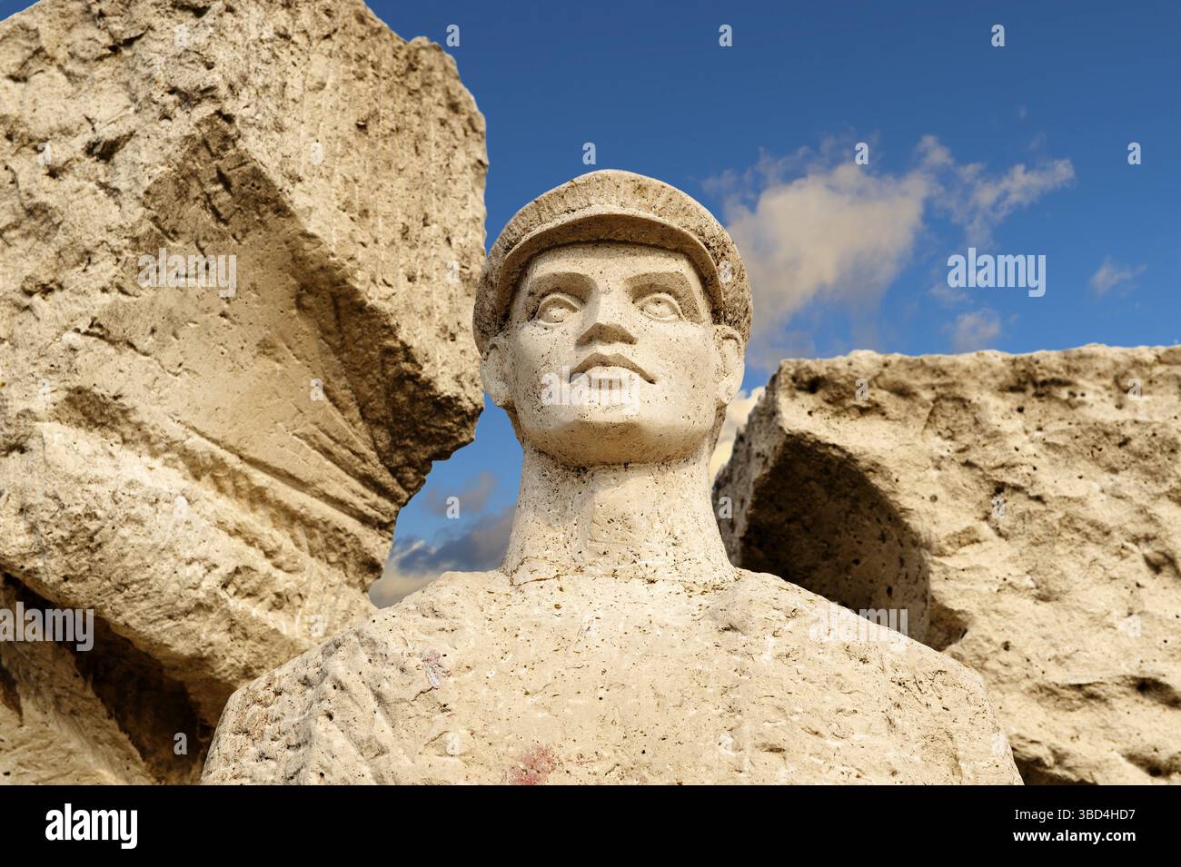 Monumento alla liberazione di Kiss Istvan, 1971, Memento Park, Budapest, Ungheria Foto Stock