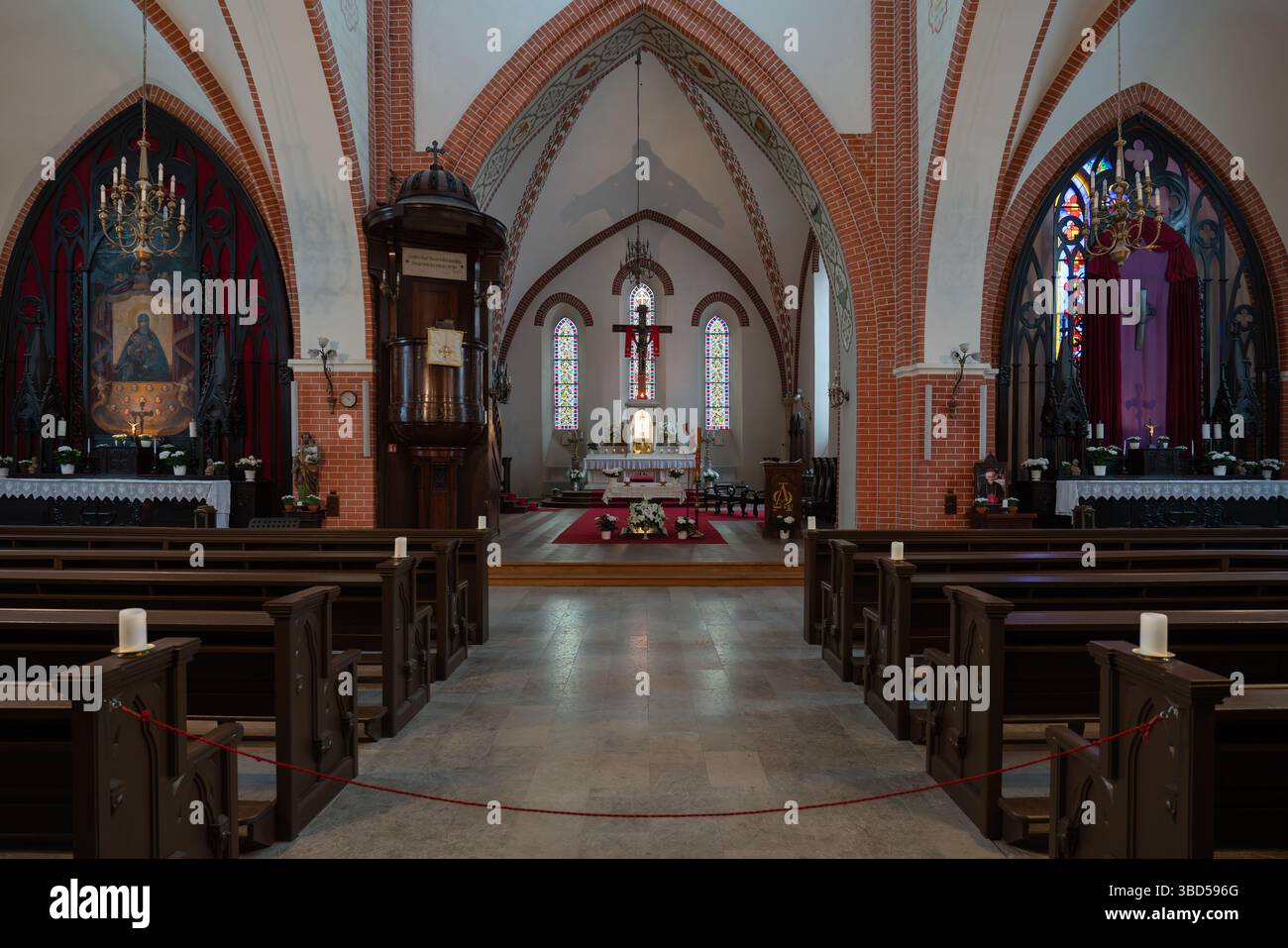 Cattedrale di San Giacomo, chiesa in stile gotico a riga, Lettonia Foto Stock
