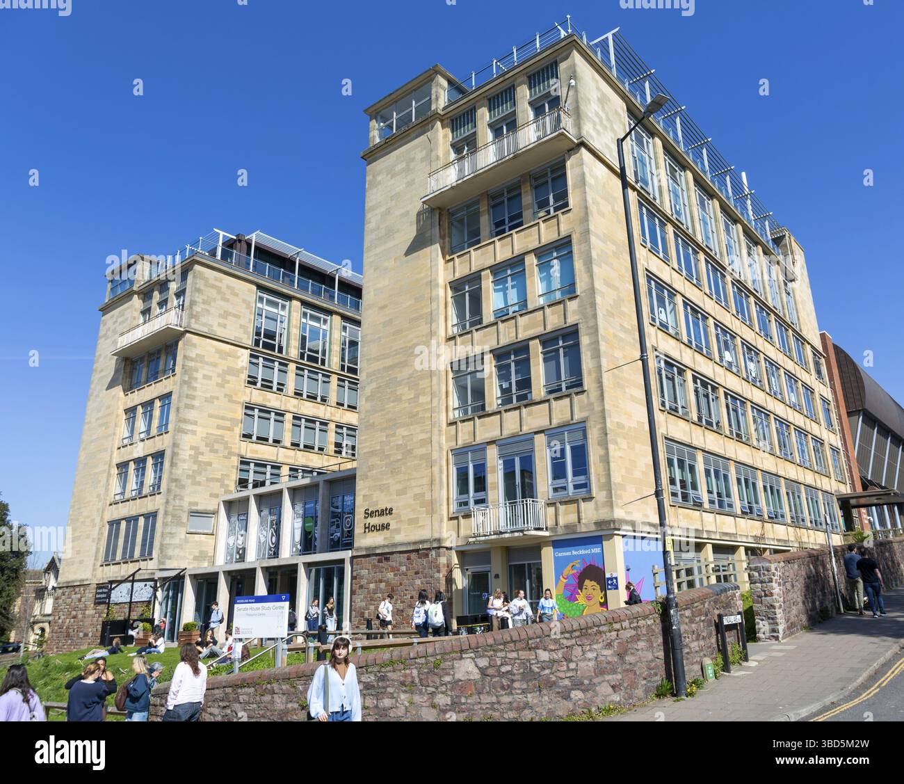 Palazzo del Senato, campus dell'Università di Bristol, Bristol, Inghilterra, Regno Unito Foto Stock