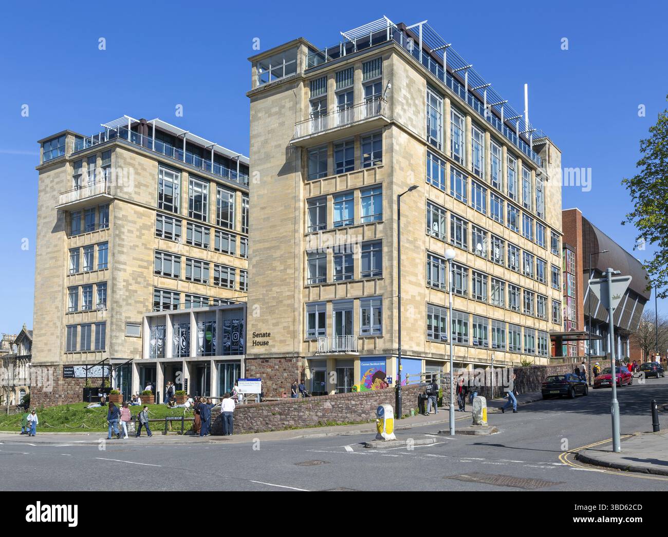 Palazzo del Senato, campus dell'Università di Bristol, Bristol, Inghilterra, Regno Unito Foto Stock