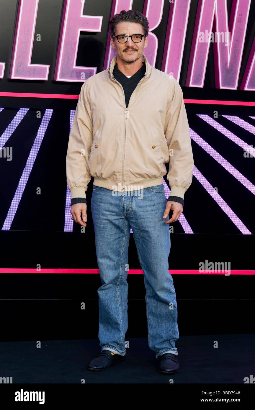 Pedro Pascal bei der Weltpremiere des Kinofilms Ballerina im Cineworld Leicester Square. Londra, 22.05.2025 *** Pedro Pascal alla prima mondiale del film ballerina al Cineworld Leicester Square Londra, 22 05 2025 foto:XC.xMorleyx/xFuturexImagex ballerina 5545 Foto Stock