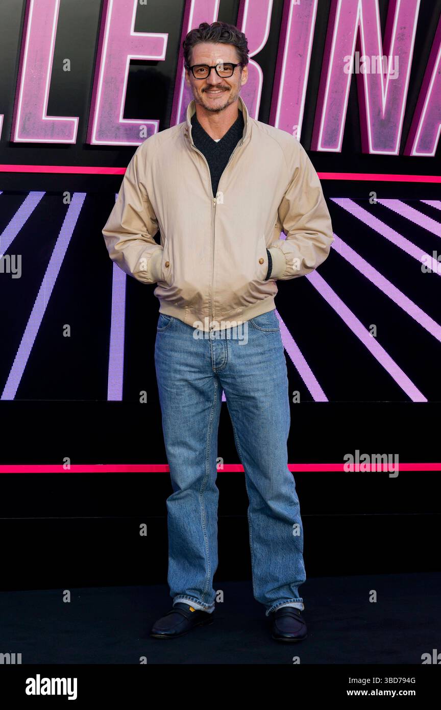 Pedro Pascal bei der Weltpremiere des Kinofilms Ballerina im Cineworld Leicester Square. Londra, 22.05.2025 *** Pedro Pascal alla prima mondiale del film ballerina al Cineworld Leicester Square Londra, 22 05 2025 foto:XC.xMorleyx/xFuturexImagex ballerina 5547 Foto Stock