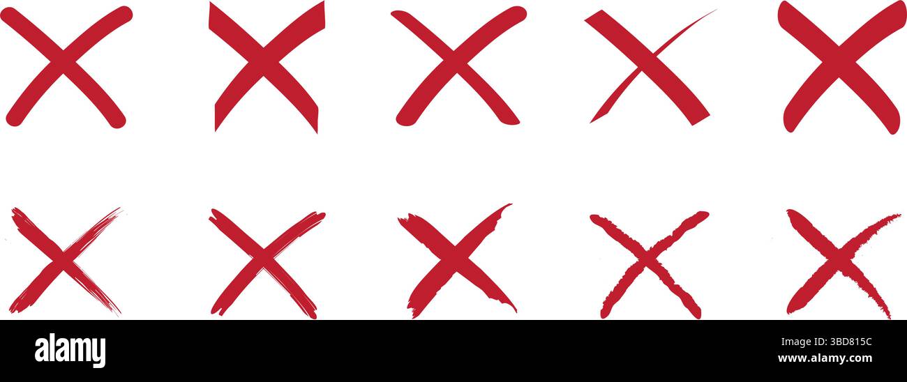 illustrazione del vettore isolato con l'icona a croce rossa Illustrazione Vettoriale