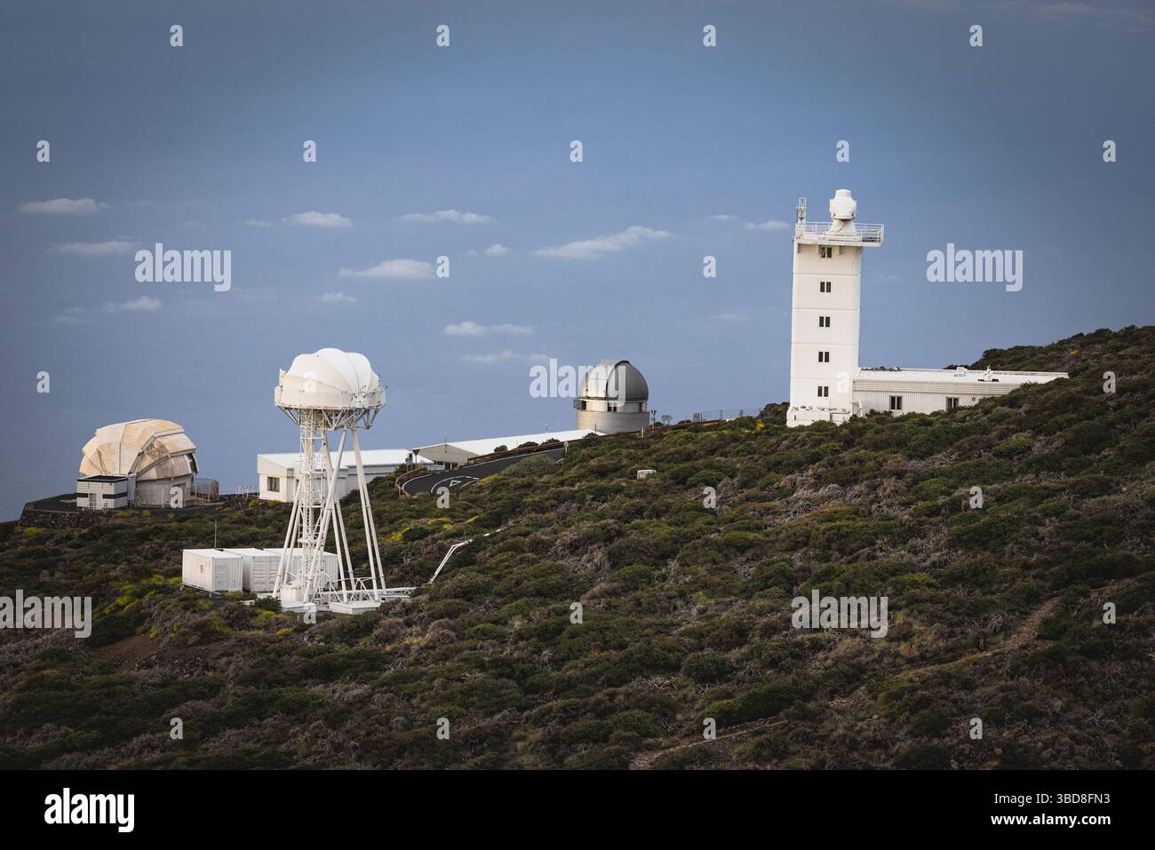 cupole dell'osservatorio astronomico Foto Stock