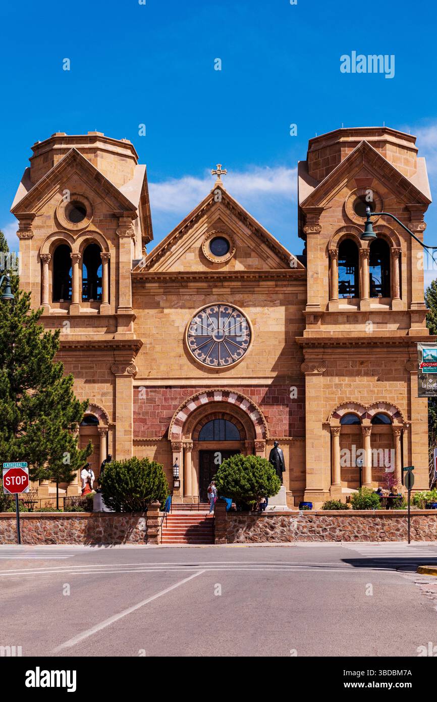 Basilica cattedrale di San Francesco Assisi; Chiesa cattolica romana; Santa Fe; nuovo Messico; Stati Uniti Foto Stock
