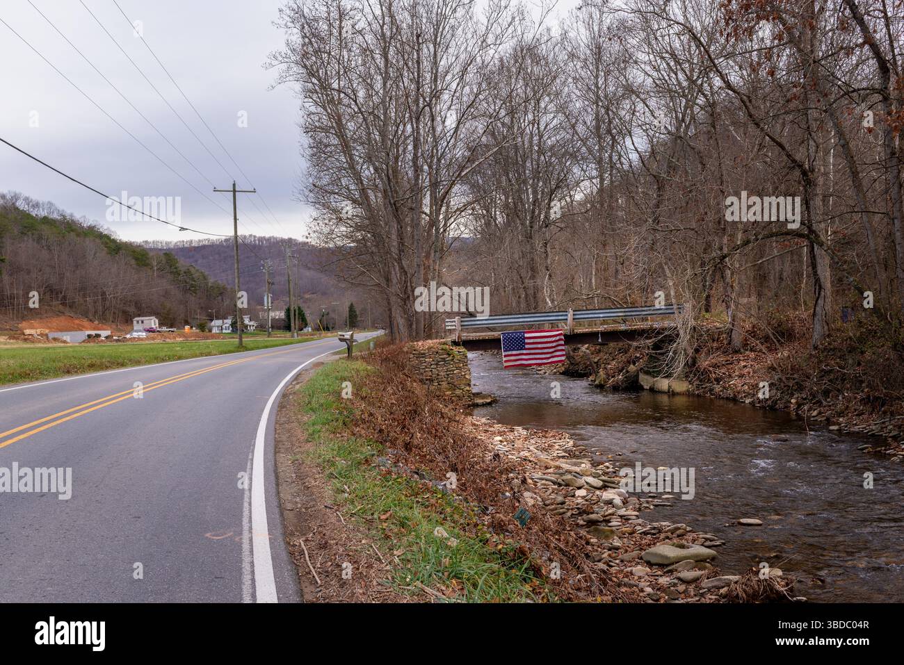 Scene di Barnardsville, North Carolina. Foto Stock