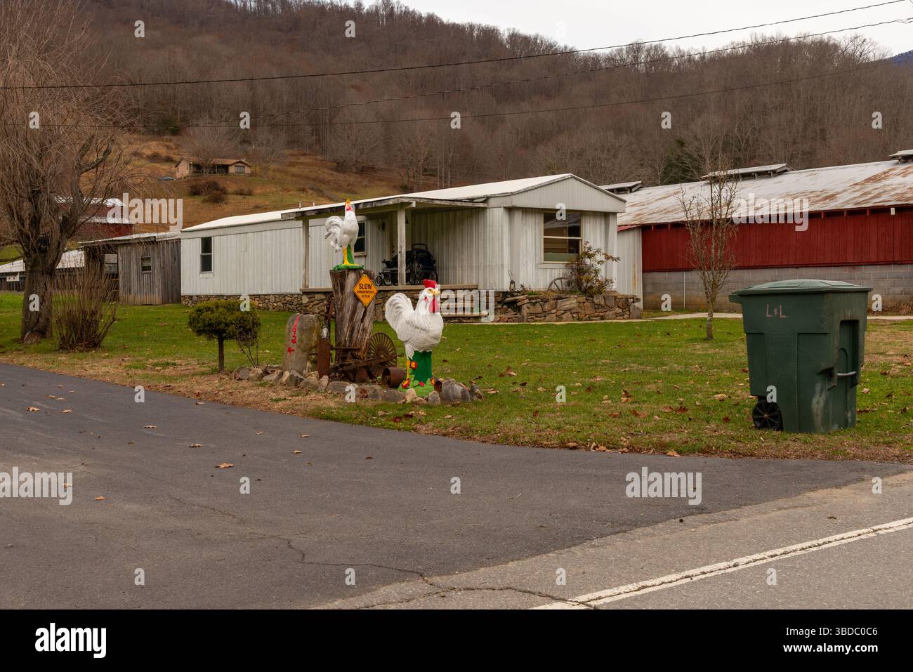 Scene di Barnardsville, North Carolina. Foto Stock