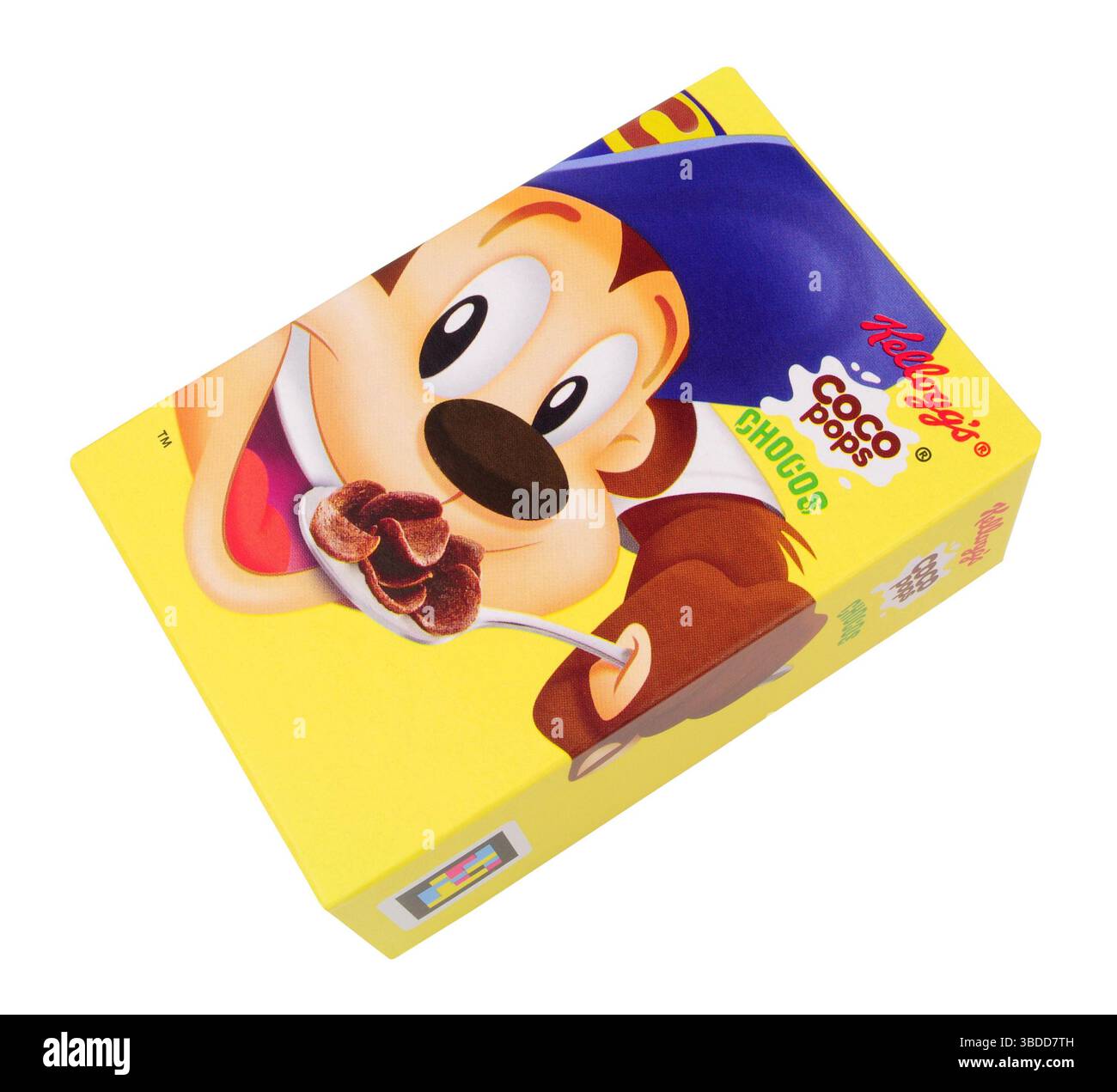 Kellogg's Coco Pops chocos cereali da colazione in una scatola da 25 g per porzione singola Foto Stock