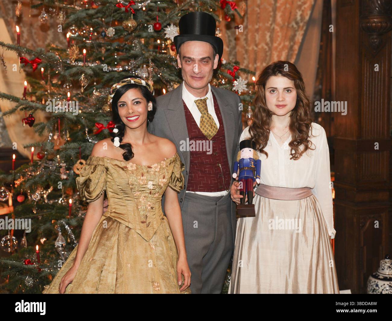Collien Ulmen-Fernandes, Anatole Taubmann e Mala Emde alla stampa Opportunity a Quedlinburg 17.3,15, Anatole Taubman e Mala Emde alla stampa phot Foto Stock