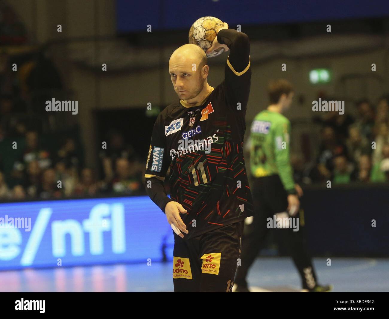 Daniel Pettersson (SCM) EHF Champions League stagione 2023-24 SC Magdeburg, Montpellier HSC su 30.11.2023 Foto Stock