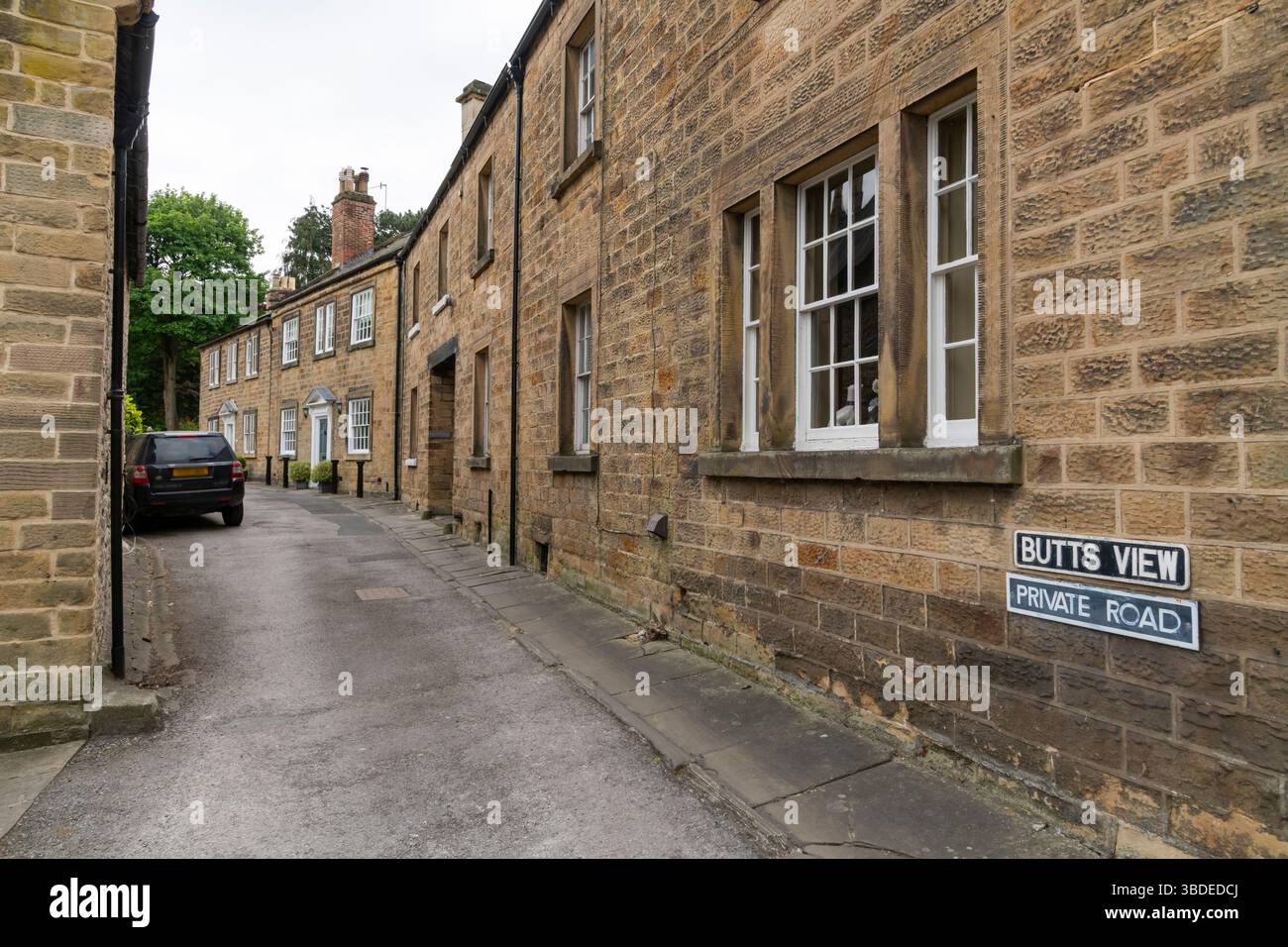 Butts View, Bakewell nel Peak District, Derbyshire, Inghilterra Foto Stock